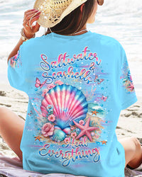 SALTWATER AND SEASHELLS HEAL EVERYTHING ALL OVER PRINT - YHKD0705242