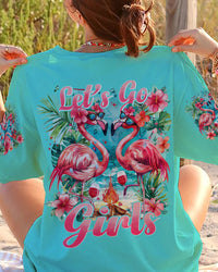 LET'S GO GIRLS FLAMINGOS ALL OVER PRINT - TYHI1204243