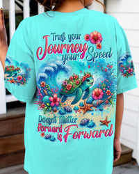 TRUST YOUR JOURNEY TURTLE ALL OVER PRINT - TYTD2705243