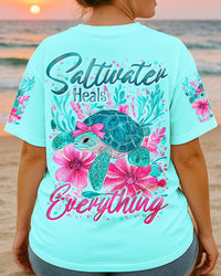 SALTWATER HEALS EVERYTHING TURTLE ALL OVER PRINT - TYTD0805254