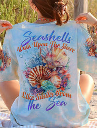 SEASHELLS LIKE SMILES FROM THE SEA ALL OVER PRINT - TYHI1603243
