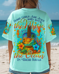 SOME GIRLS ARE JUST BORN GUITAR AND OCEAN ALL OVER PRINT - TYTD0804254