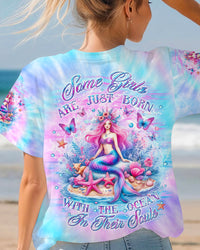 SOME GIRLS ARE JUST BORN MERMAID ALL OVER PRINT - YHKD1405241