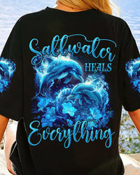 SALTWATER HEALS EVERYTHING DOLPHINS ALL OVER PRINT - TYHI1204244