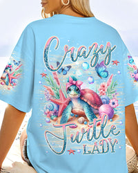 CRAZY TURTLE LADY ALL OVER PRINT - YHKD2504241