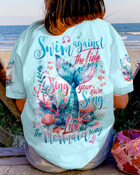 LIVE THE MERMAID WAY ALL OVER PRINT - TYTD0104242