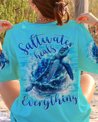 SALTWATER HEALS EVERYTHING TURTLE ALL OVER PRINT - TYHI2704241