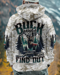 (HOT DEAL) BUCK AROUND AND FIND OUT DEER HUNTING ALL OVER PRINT - TYTD1911241