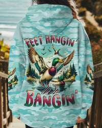 (HOT DEAL) FEET HANGIN' WE BANGIN' HUNTING DUCK CAMO ALL OVER PRINT - TYTD1611241
