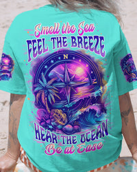 SMELL THE SEA FEEL THE BREEZE ALL OVER PRINT - TYTD2503251