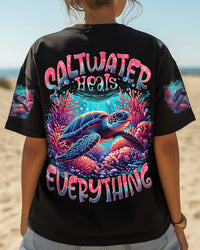 SALTWATER HEALS EVERYTHING TURTLE ALL OVER PRINT - TYTD1208252