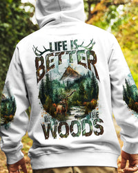 LIFE IS BETTER IN THE WOODS ALL OVER PRINT - TYTD2009242