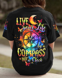 LIVE YOUR LIFE BY A COMPASS ALL OVER PRINT - TYTD0703244