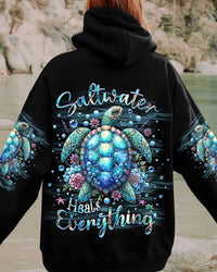 SALTWATER HEALS EVERYTHING TURTLE ALL OVER PRINT - YHKD0502243