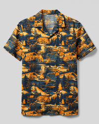CAMPING LABRADOR PATTERN DOG CAMP SHIRT - TYQY2408265