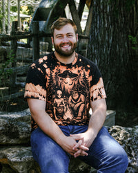 BIGFOOT ALIEN HALLOWEEN CAMPFIRE ALL OVER PRINT - RI2309261