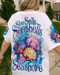 SHE SELLS SEASHELLS BY THE SEA SHORE ALL OVER PRINT - TY1603241