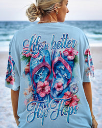 LIFE IS BETTER IN FLIP FLOPS ALL OVER PRINT - TY1204244