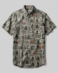 BIGFOOT ALOHA BUTTON-DOWN COLLAR SHIRT - RITD2206263