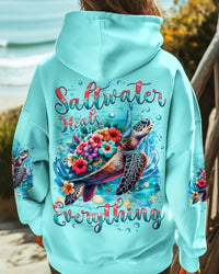 SALTWATER HEALS EVERYTHING TURTLE ALL OVER PRINT - TYQY0810243