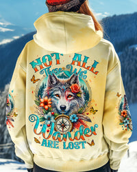(HOT DEAL) NOT ALL THOSE WHO WANDER ARE LOST WOLF ALL OVER PRINT - TYQY1710244
