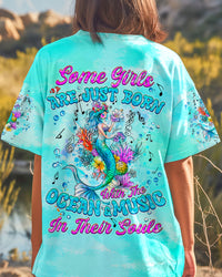 SOME GIRLS ARE JUST BORN MERMAID ALL OVER PRINT - TYQY1508243