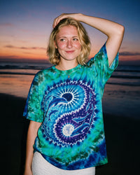 CAMPING - YIN YANG DOLPHIN OCEAN ALL OVER PRINT - RI2507262