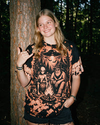 BIGFOOT ALIEN HALLOWEEN CAMPFIRE ALL OVER PRINT - RI2707262