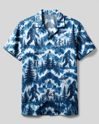 BIGFOOT & ALIEN INDIGO WILDERNESS CAMP SHIRT - TLNT2207265