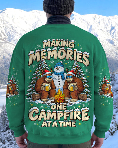 MAKING MEMORIES ONE CAMPFIRE AT A TIME BIGFOOT CHRISTMAS ALL OVER PRINT -  TLNT0910263