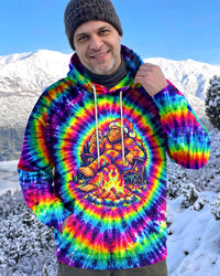 CAMPFIRE BIGFOOT  CHRISTMAS SWIRL ALL OVER PRINT   - TLNT1310264