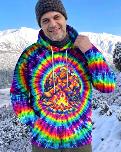 CAMPFIRE BIGFOOT  CHRISTMAS SWIRL ALL OVER PRINT   - TLNT1310264