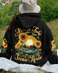 ALWAYS TAKE THE SCENIC ROUTE ALL OVER PRINT - TYTM0310233