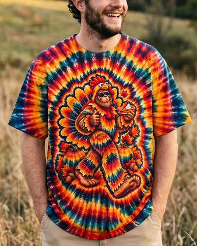 BIGFOOT'S THANKSGIVING PIE TIME SWIRL ALL OVER PRINT  - TLNO3010262