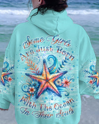 SOME GIRLS ARE JUST BORN STARFISH ALL OVER PRINT - YHKD0602243