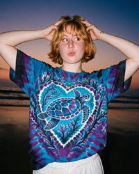 OCEAN HEART SEA TURTLE ALL OVER PRINT - RI2507261