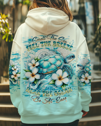 SMELL THE SEA FEEL THE BREEZE TURTLE ALL OVER PRINT - TLNT0107242