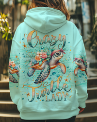 CRAZY TURTLE LADY ALL OVER PRINT - YHLN1312234