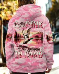 PRETTY IN PINK DUCK HUNTING ALL OVER PRINT - TYTM0511243