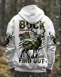 BUCK AROUND AND FIND OUT DEER HUNTING ALL OVER PRINT - TYTM1811244