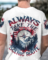 ALWAYS TAKE THE SCENIC ROUTE ALL OVER PRINT - TYTM2703243