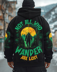 NOT ALL WHO WANDER ARE LOST BIGFOOT ALL OVER PRINT - TYTM0702253