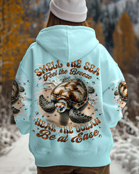 SMELL THE SEA FEEL THE BREEZE TURTLE ALL OVER PRINT - TYTM2211243