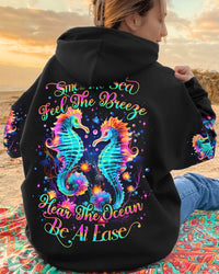 SMELL THE SEA FEEL THE BREEZE SEAHORSE ALL OVER PRINT - TLNO0510233