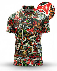 BIGFOOT COSMIC CHRISTMAS ADVENTURE POLO SHIRT  - TLNT2010264