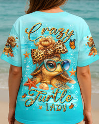 CRAZY TURTLE LADY ALL OVER PRINT - YHLN2209254