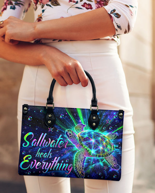 SALTWATER HEALS EVERYTHING LEATHER HANDBAG - TYTM2512244