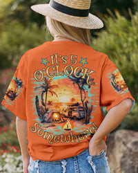 IT'S 5 O'CLOCK SOMEWHERE BEACH ALL OVER PRINT - TLNO1309233