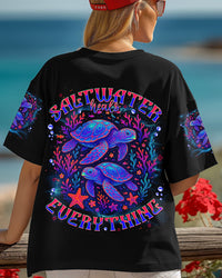 SALTWATER HEALS EVERYTHING TURTLE ALL OVER PRINT  - TLNT2205251