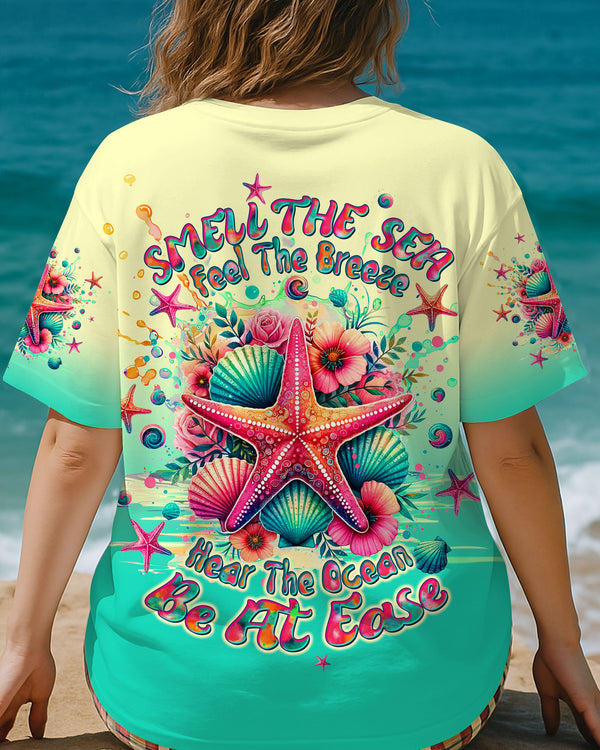 SMELL THE SEA FEEL THE BREEZE STARFISH ALL OVER PRINT - TLTW1705251